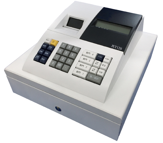 JET-680 感熱紙使用 クローバー電子レジスター スキャナー付き SD