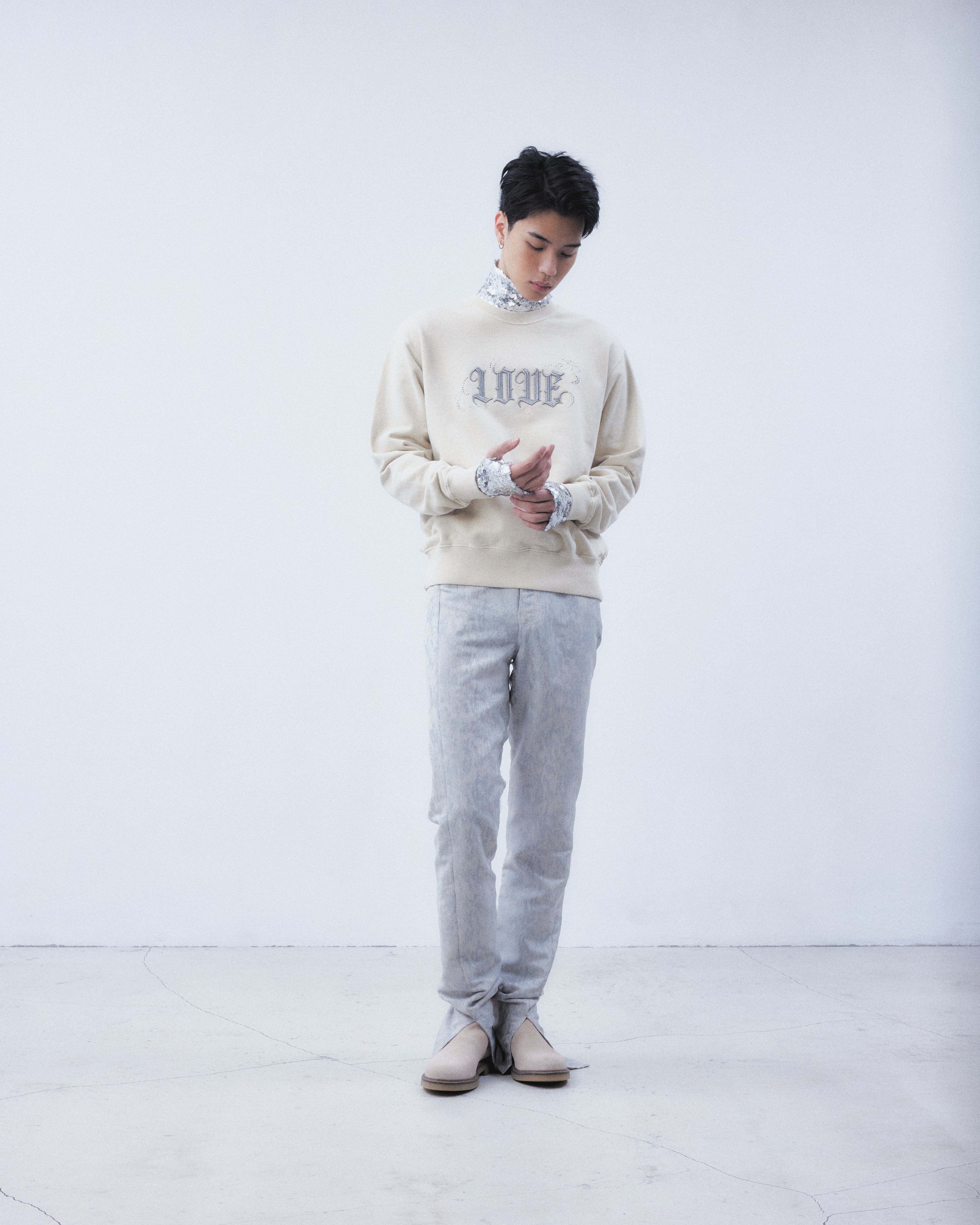 tanakadaisuke(タナカダイスケ)|トップス|LOVE sparkle hoodie