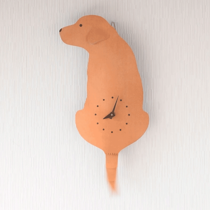 犬のしっぽをふる時計（犬時計） 藤井啓太郎 藤井 啓太郎 犬時計