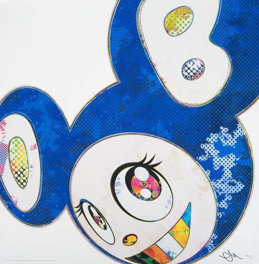 村上隆 Superflat Monogram green 版画 村上隆｜SUPERFLAT MONOGRAMの