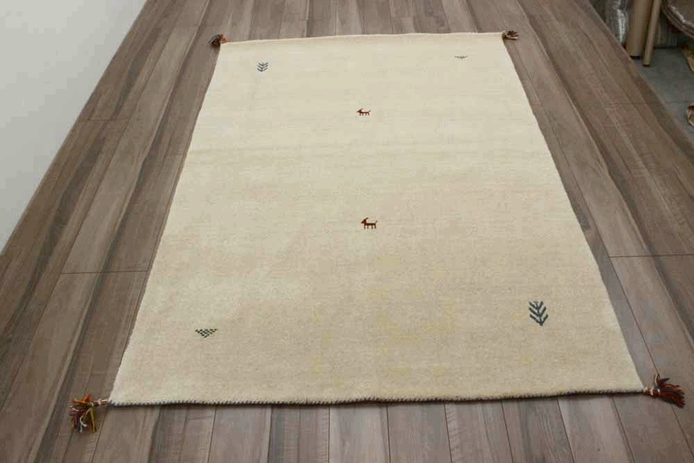 ギャベ ギャッベ ラグ 1.5畳 140×200 ウール カーペット 絨毯