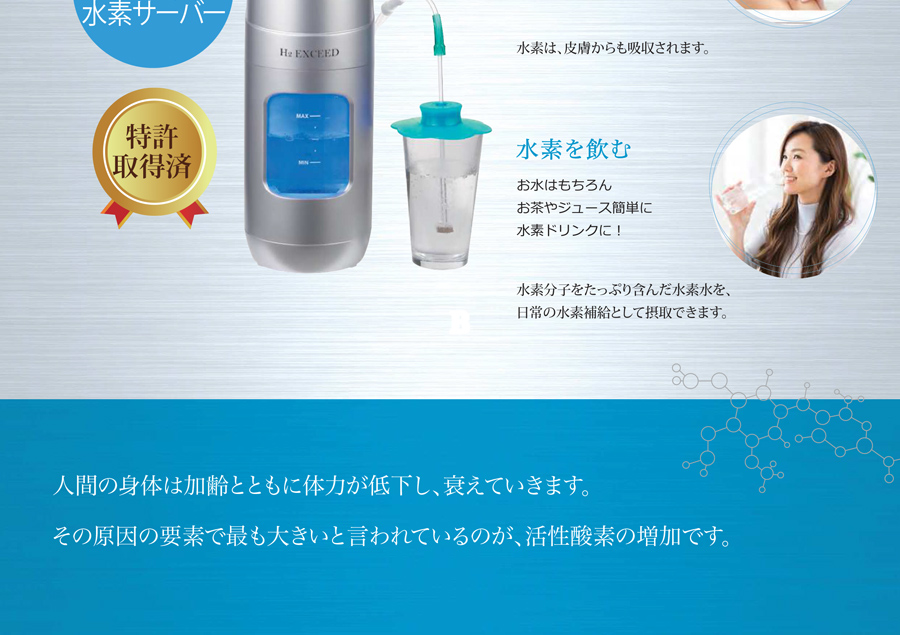 3way水素発生器 H2 EXCEED