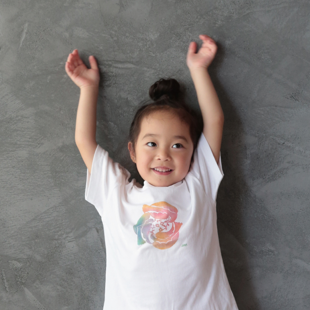 型染め特別体験＞ミナペルホネンを染める キッズTシャツ - 匠宿