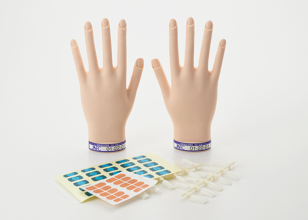 ネイリスト技能検定試験用　認定モデルハンド 美品 ネイリスト技能検定試験用JNEC認定モデルハンド - メルカリ