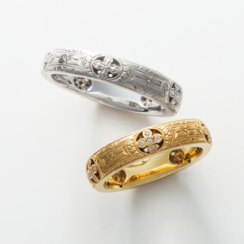 ローリーロドキン〉エクストラ スモール フラット エングレイブド