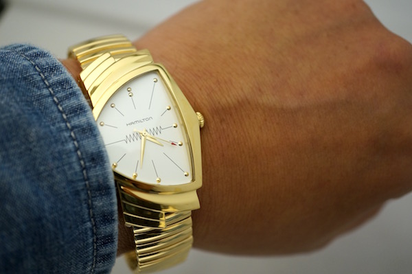 安心な 新作ベンチュラ フレックス（蛇腹ベルト） イエローゴールド