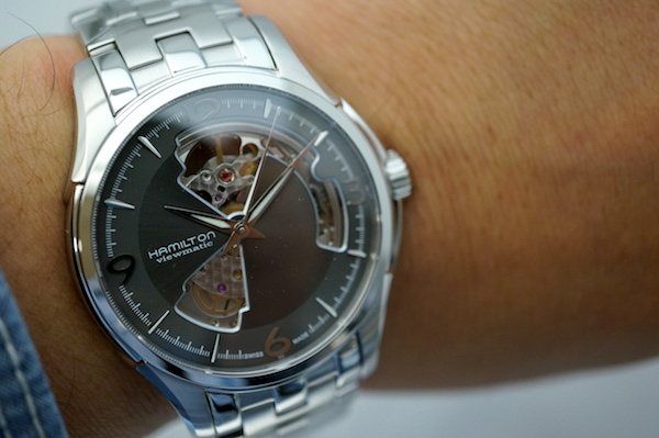 安心な国内正規品ハミルトン NEWジャズマスタオープンハート H32565185