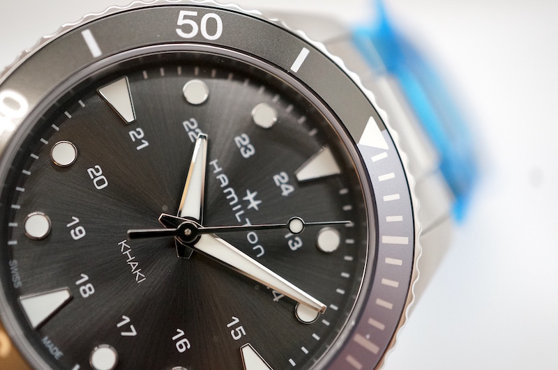 H82211181 安心なハミルトンカーキネイビースキューバ37ミリ クオーツ