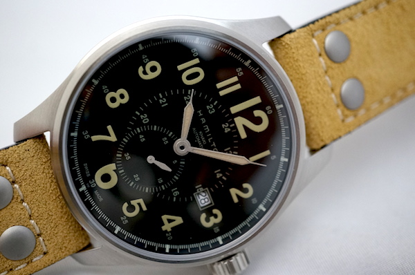 安心な国内正規品ハミルトン カーキ オフィサー オート H70655733