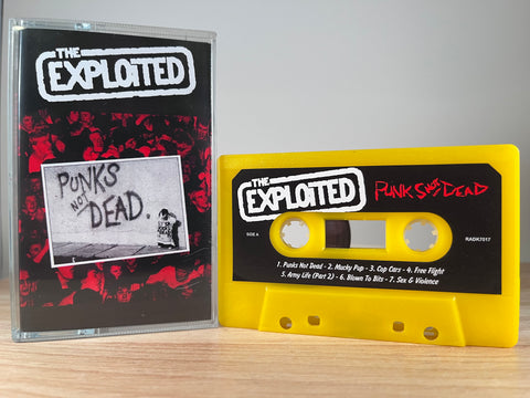 THE EXPLOITED - punks not dead - BRAND NEW CASSETTE TAPE