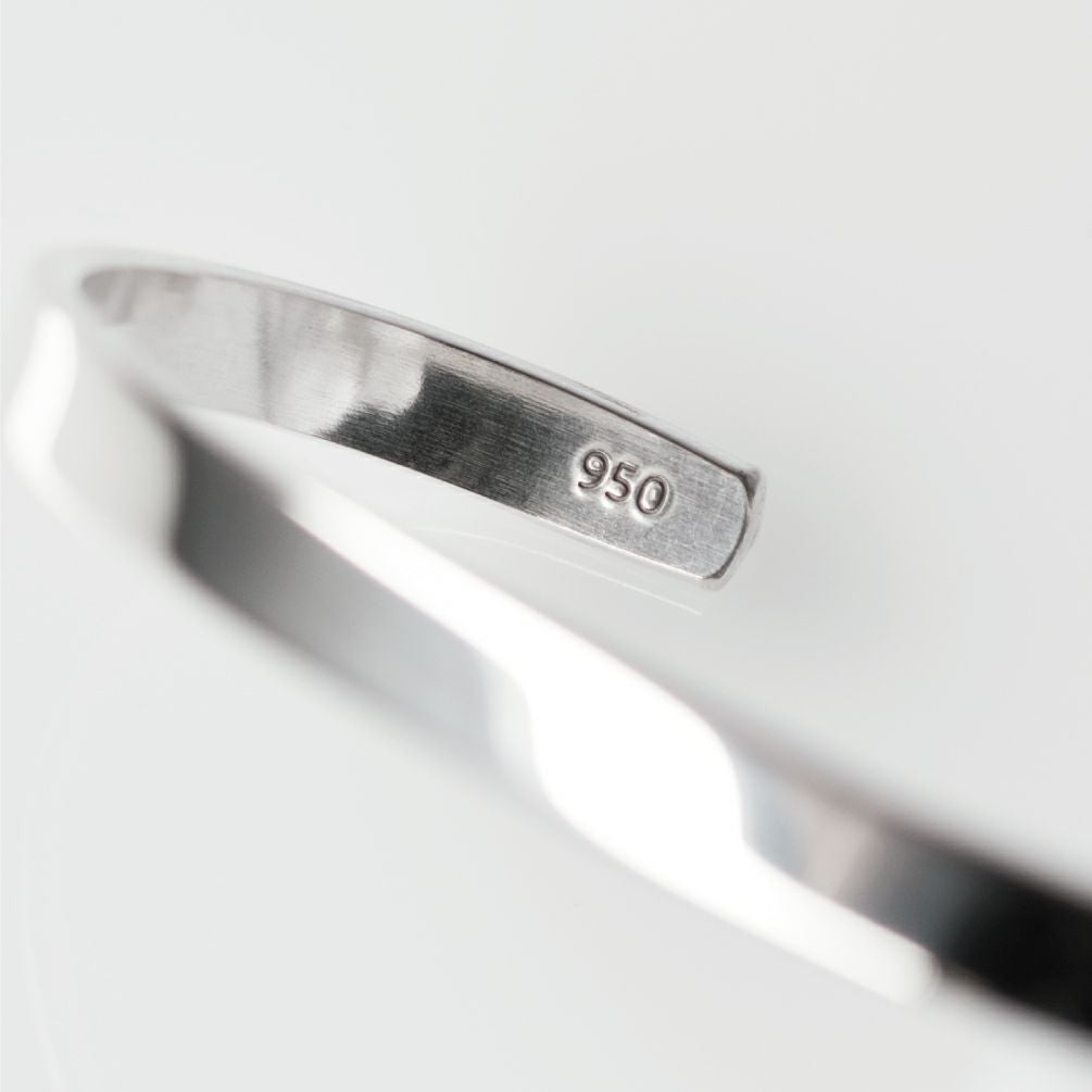 バングル メンズ Press950 シルバー 名入れ可 Tps-167 | TAVARAT公式