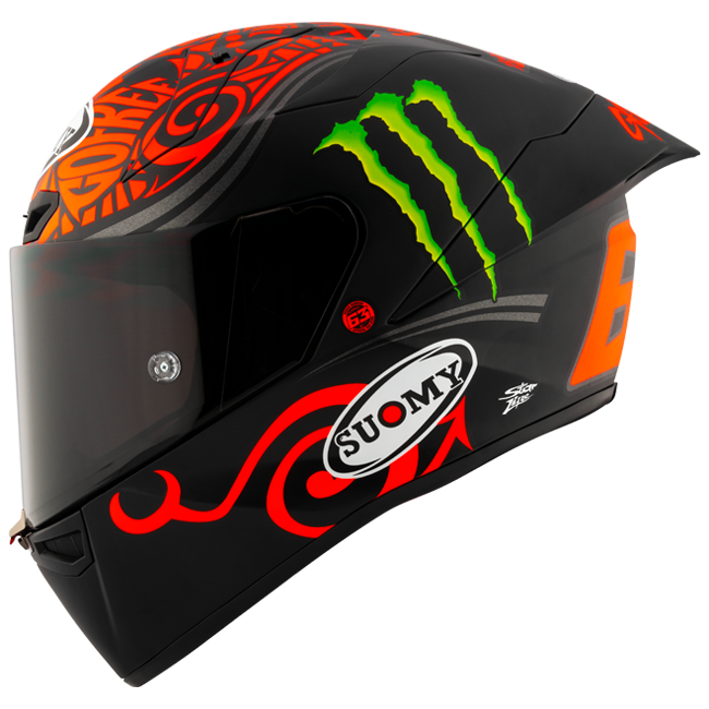 Suomy S1-XR GP Helm Francesco Pecco Bagnaia Monster Replica 2024 K6SX0