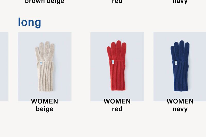 ひじまで長いのが嬉しいカシミヤロング手袋- tet.(テト) from HIGASHI