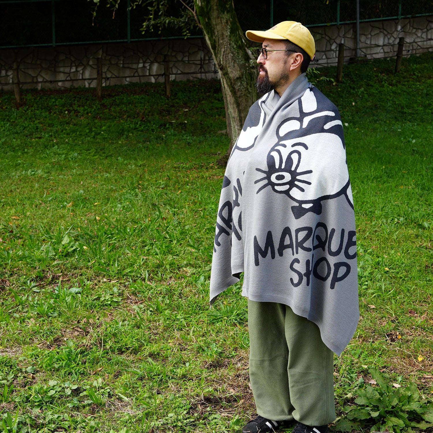 toiro knitwear × MARQUEZ SHOP / MARQUEZ Big-Stole｜ウール100