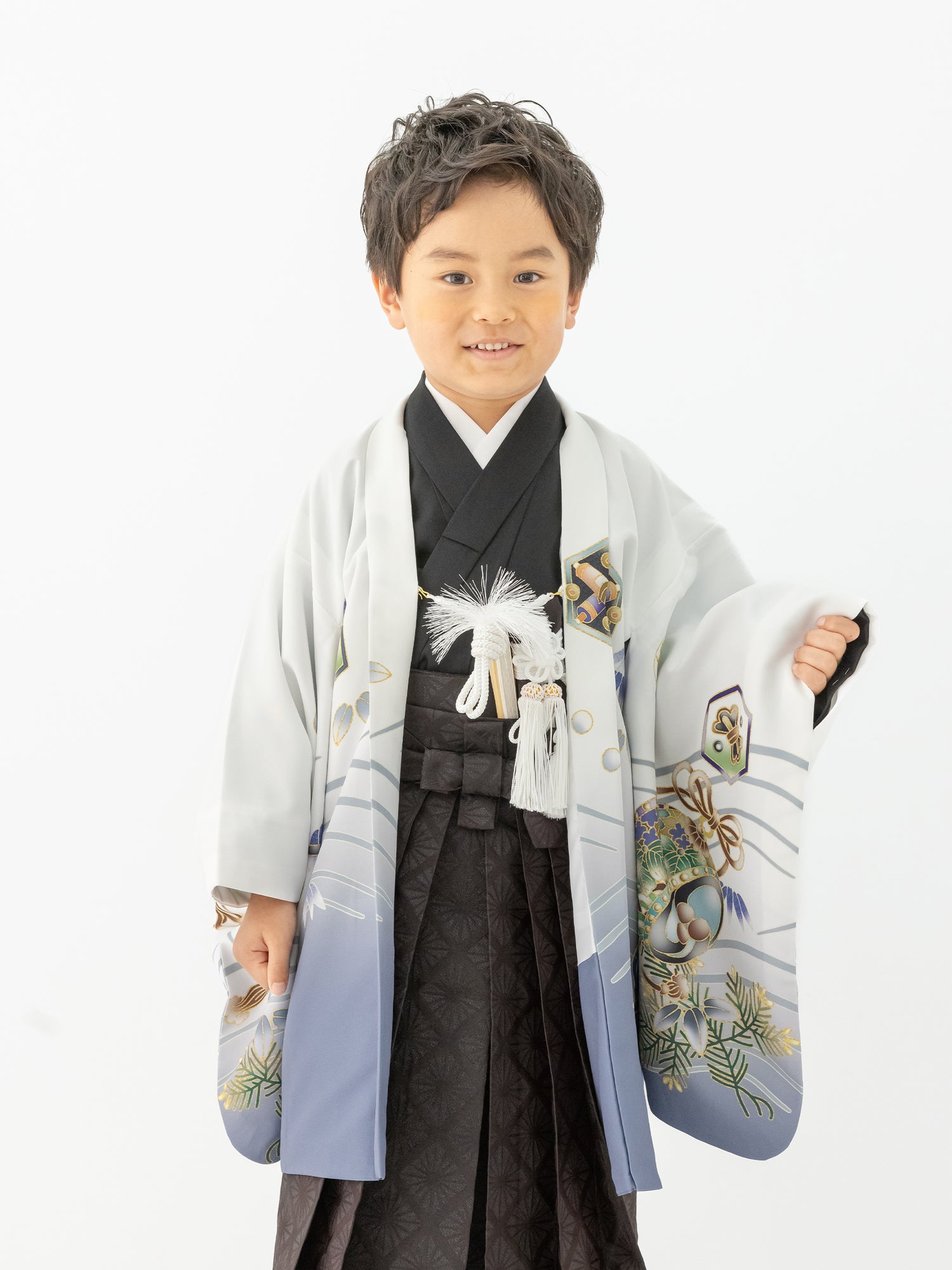 S0510 鷹に波/白 | 七五三着物レンタル | tententen – tententen(てん