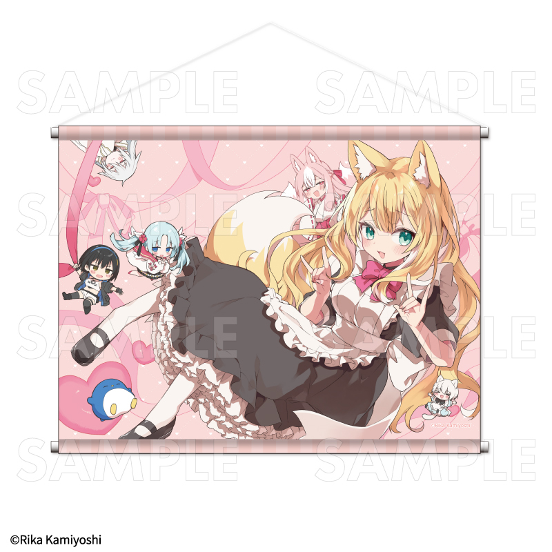 A3タペストリー／神吉李花ポップアップショップ ふわみみマーケット