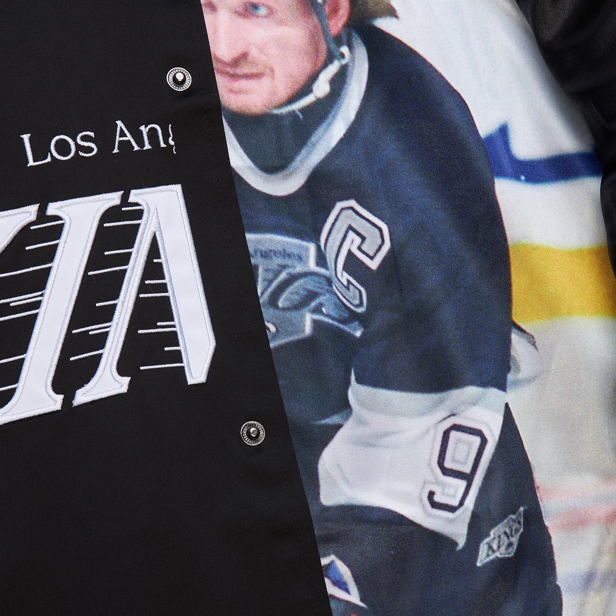 Wayne Gretzky Kings Mitchell & Ness Gray/ Black Lightweight Satin