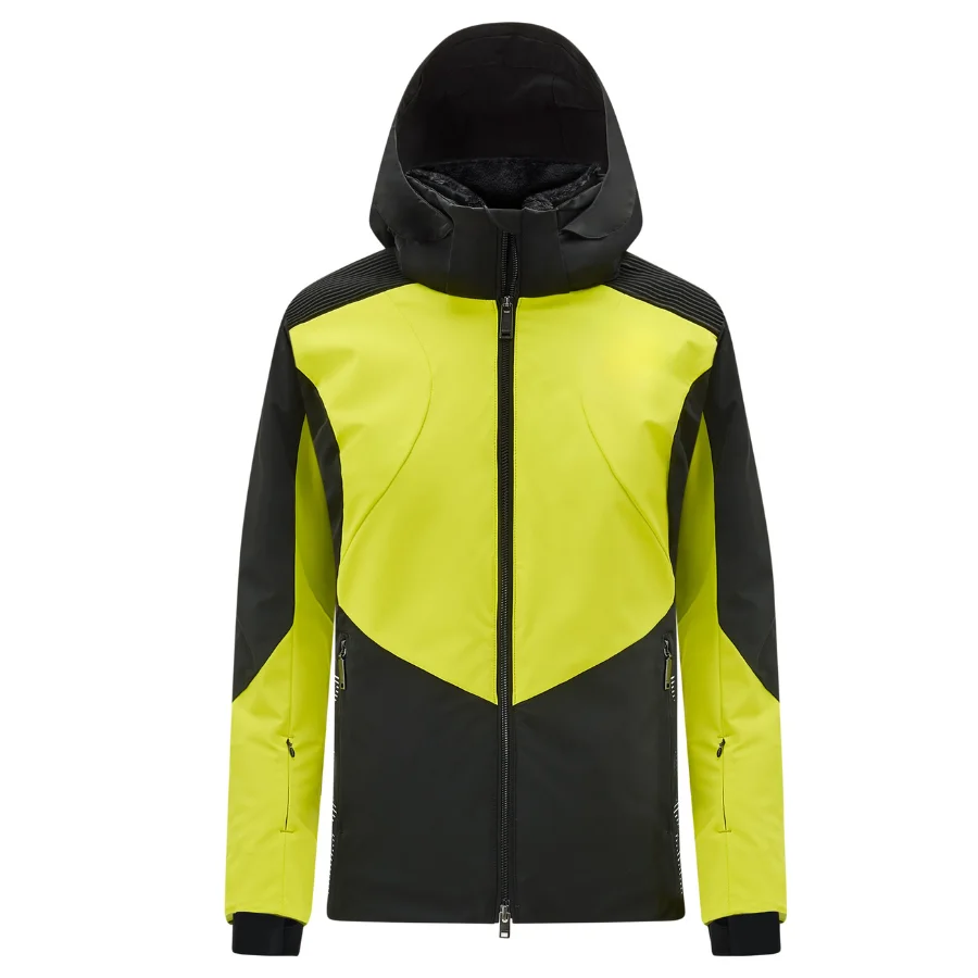 Descente Women's Insulated Jacket - Yellow Black - TeamSkiWear