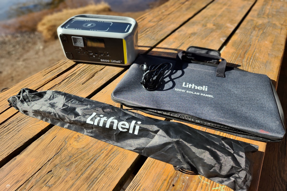 Litheli B600 Power Hub review: A 100W Solar Panel and Modular U