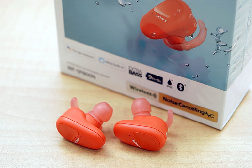 マラソンに使うスポーツイヤホン『WF-SP800N』の話 - ソニーの新商品