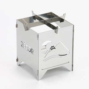 ZEOOR アルコールストーブ五徳 ミニコンロ 風防 ゴトク