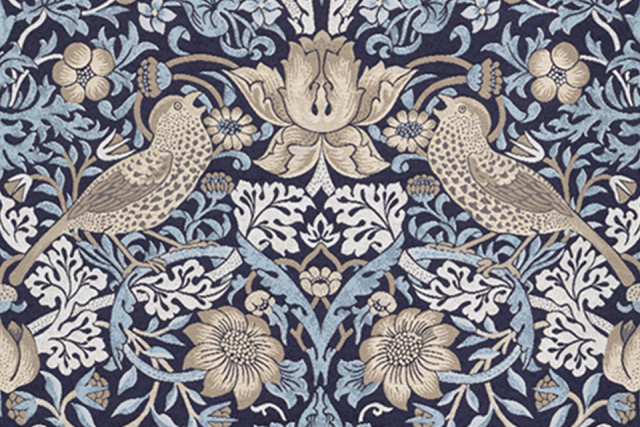 オーダーカーテン サンゲツ】STRAWBERRY THIEF いちご泥棒 MCF130