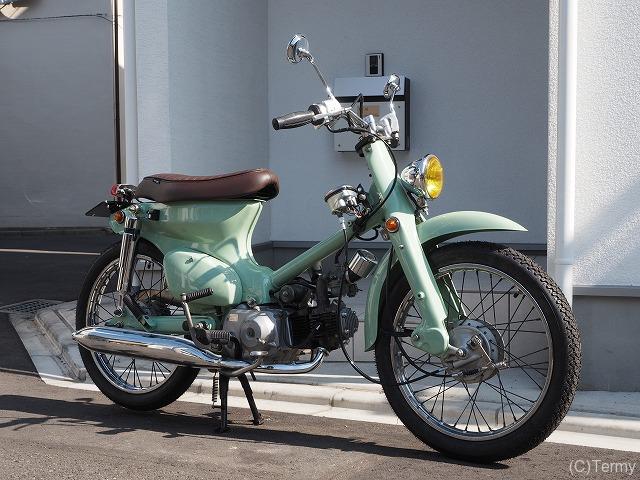 スーパーカブ90（HA02）のレストア＆バーハンカスタム、ボアアップ、4