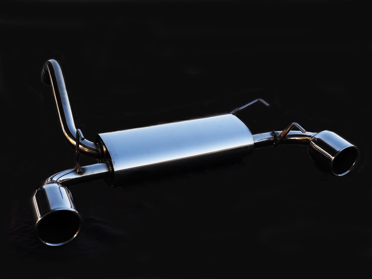 ABARTH 595 アバルト ワンオフマフラー ストレート出口90パイ 500