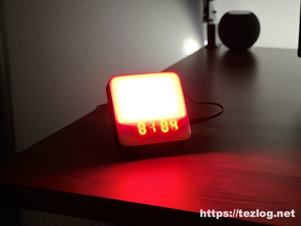 光目覚まし時計 トトノエライト レビュー。 スッキリした目覚めを実感