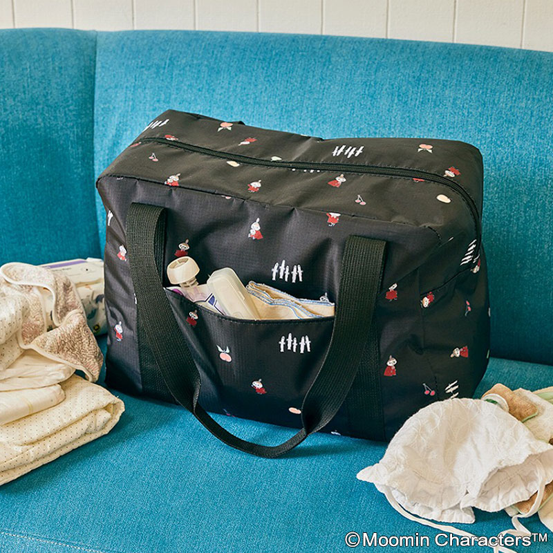 MOOMIN ボストンバッグ BOOK 大人かわいいリトルミイとニョロニョロ柄