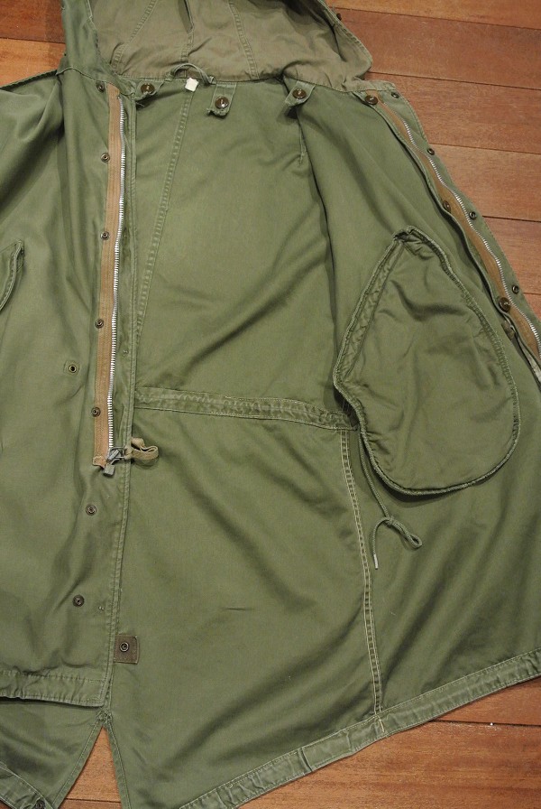 USED 50's U.S.ARMY M-51 初期タイプ フィッシュテールパーカー【S