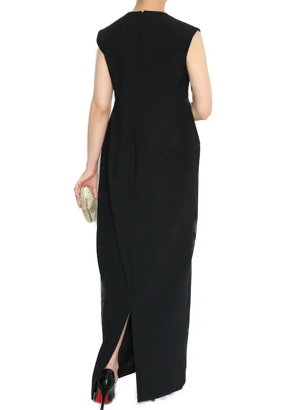 YOKO CHAN（ヨーコチャン） パールスリットラインロングドレス