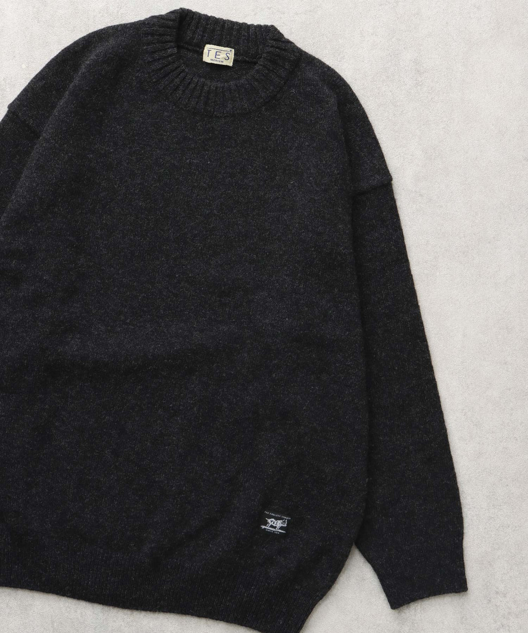 WEB / FLAG SHOP限定】TES JAPAN WOOL KNIT CN /クルーネックニット