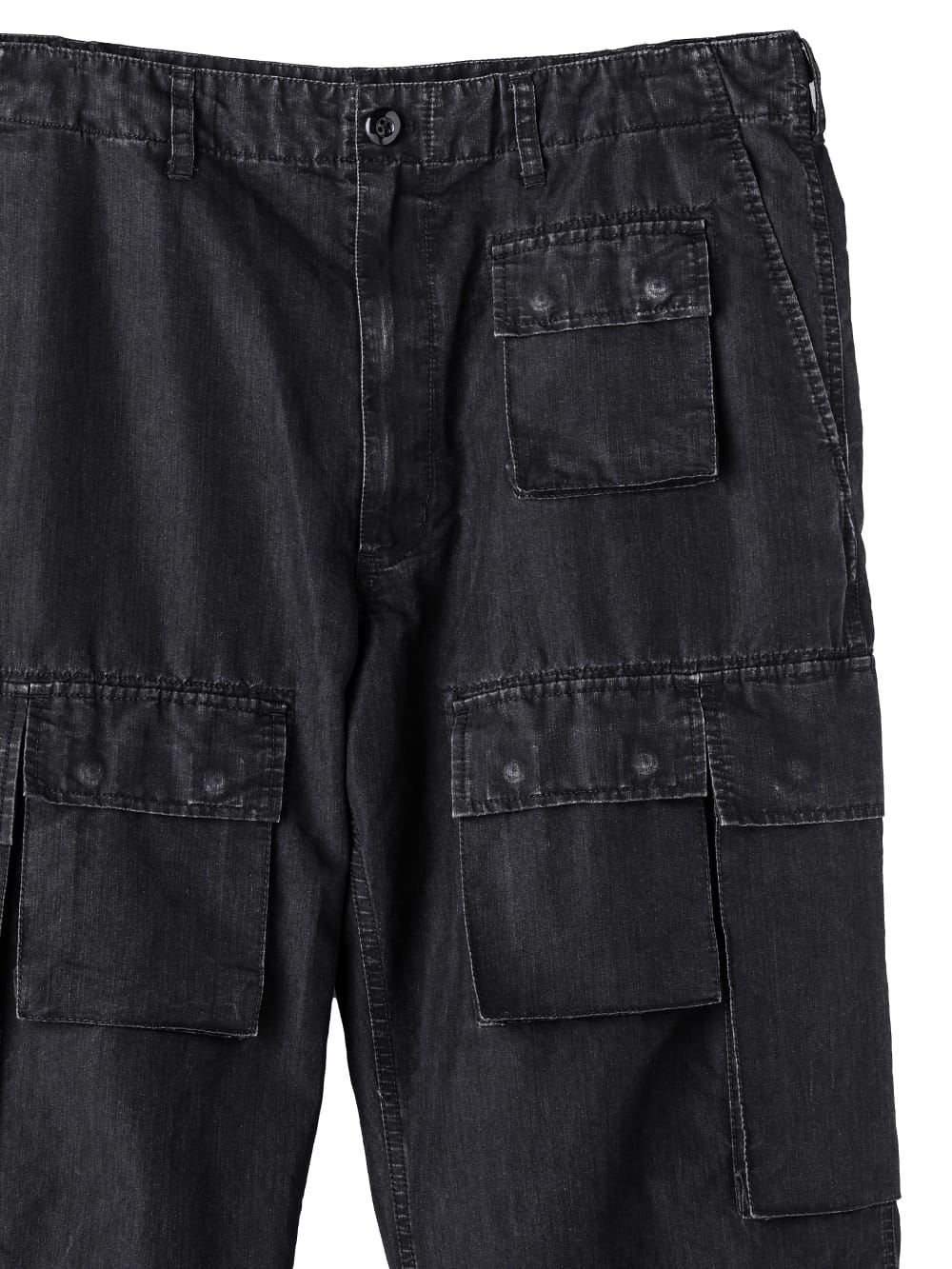 sp.0016AW25-fade black B.D.Uパンツ The Black-and-White Realism