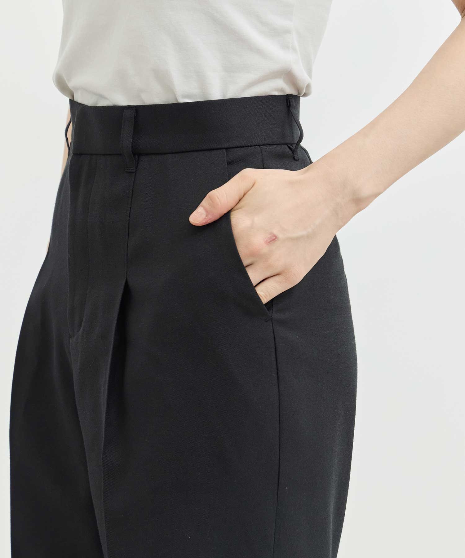 EX.Straight Flare Pants(1 BLACK): AKIRANAKA: WOMENS｜THE TOKYO