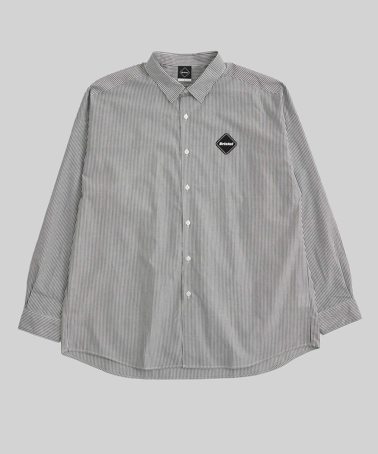 BIG LOGO L/S BAGGY SHIRT(M BLACK): F.C.Real Bristol: MENS｜THE