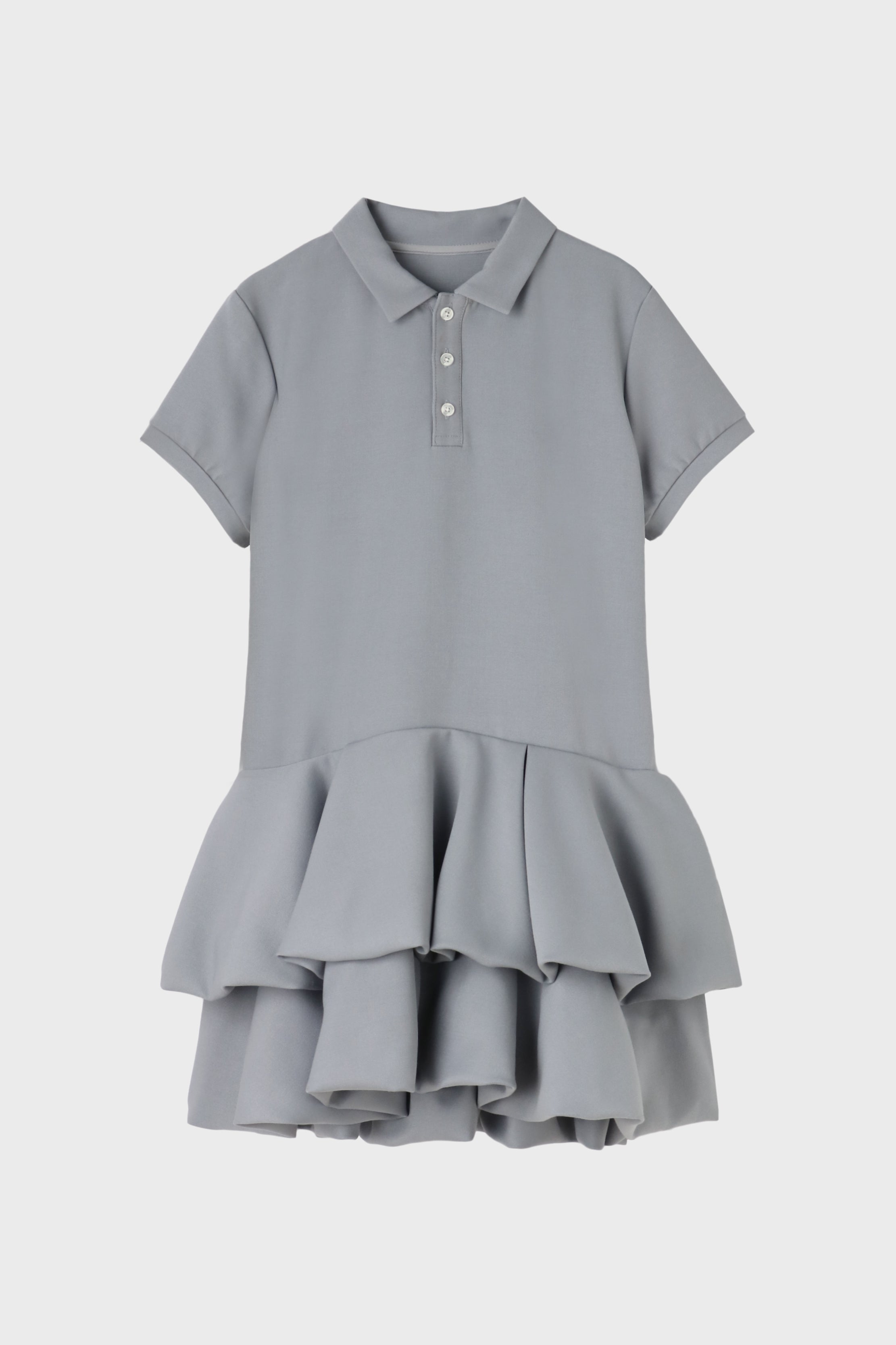 THETOE Poros Flare Onepiece S グレー Poros Flare Onepiece – THE TOÉ