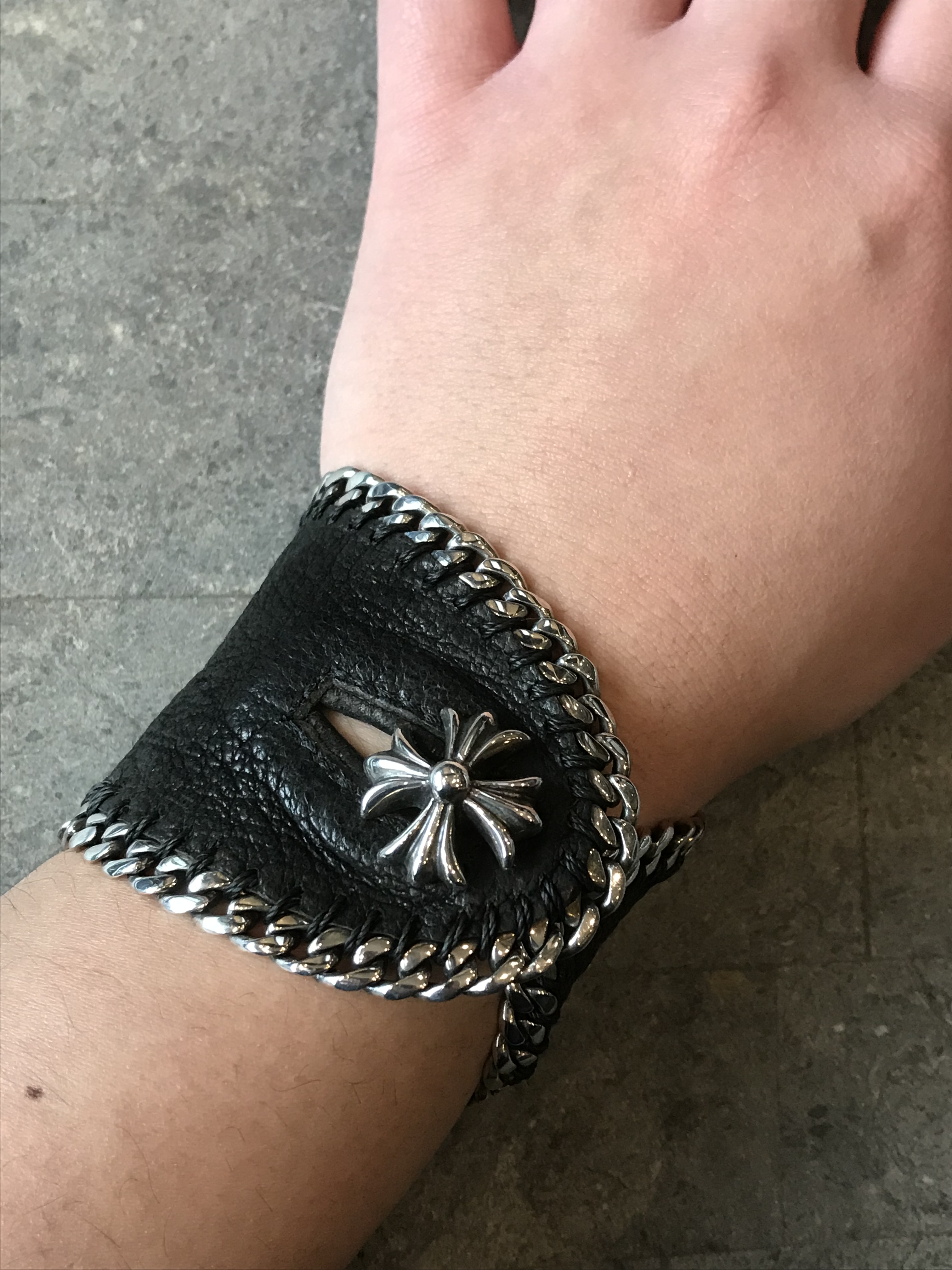 クロムハーツレア物～チェーンレザーブレスレットCH+編～ | クロム