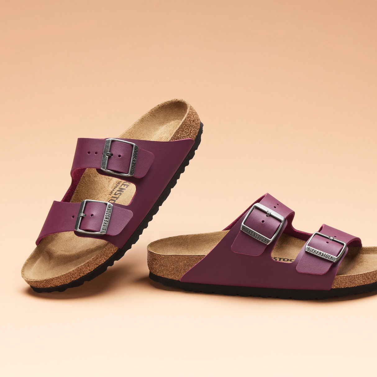 Birkenstock Arizona Slide Sandal (Women) - Zinfandel Birko-Flor