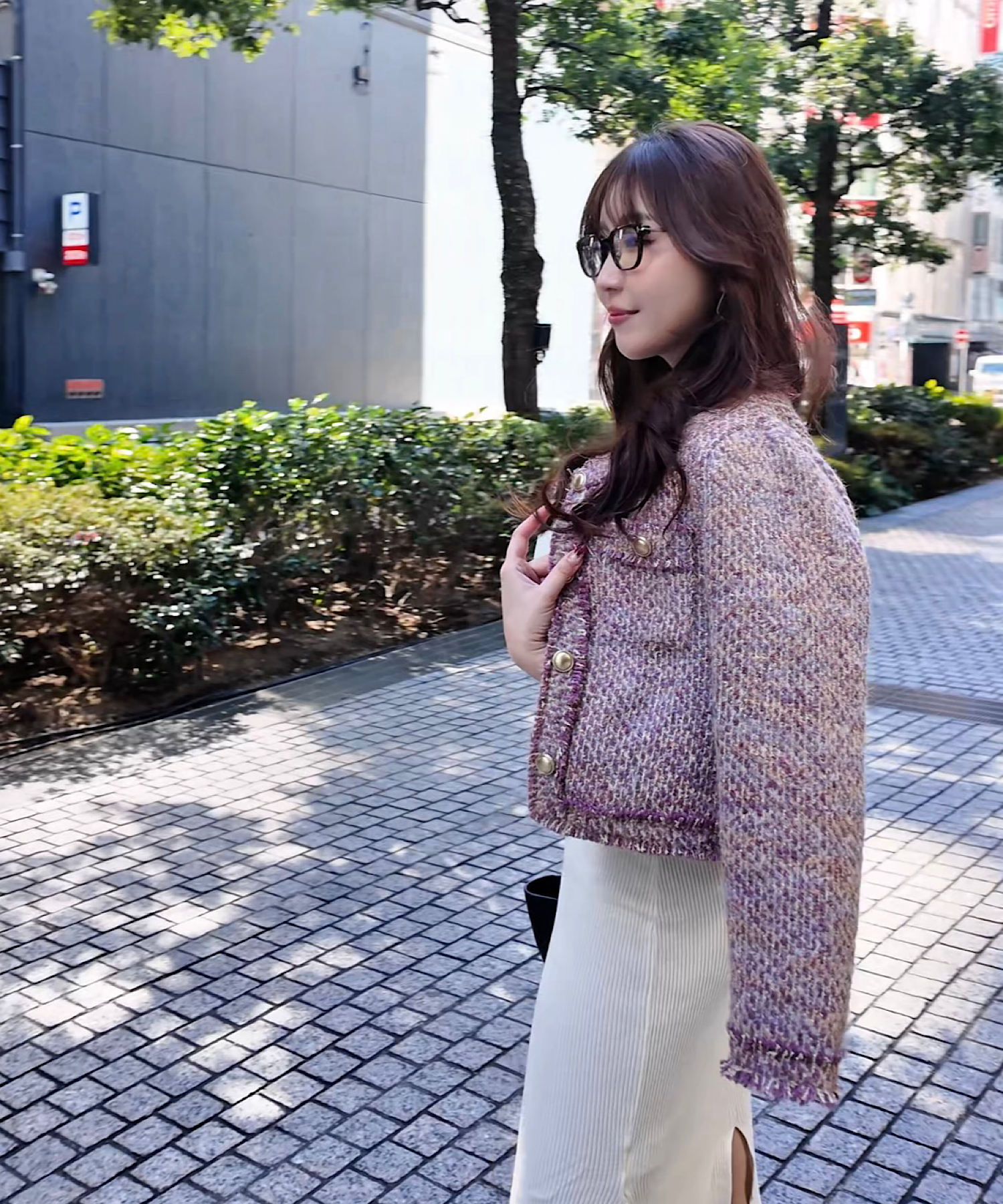 フリンジツイード ノーカラージャケット | THEODORIC.dy公式通販