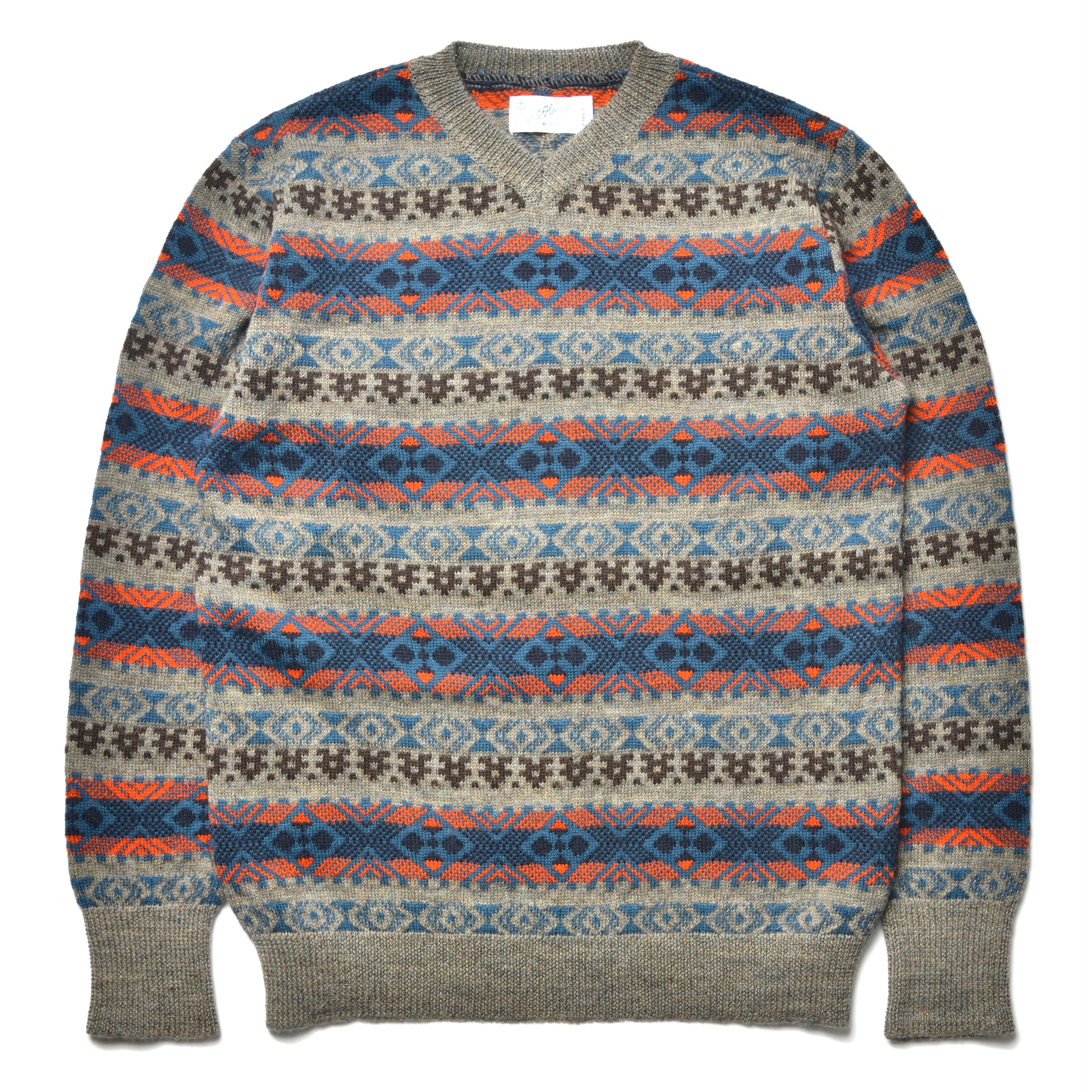 FAIR ISLE CREW NECK SWEATER – The Real McCoy's