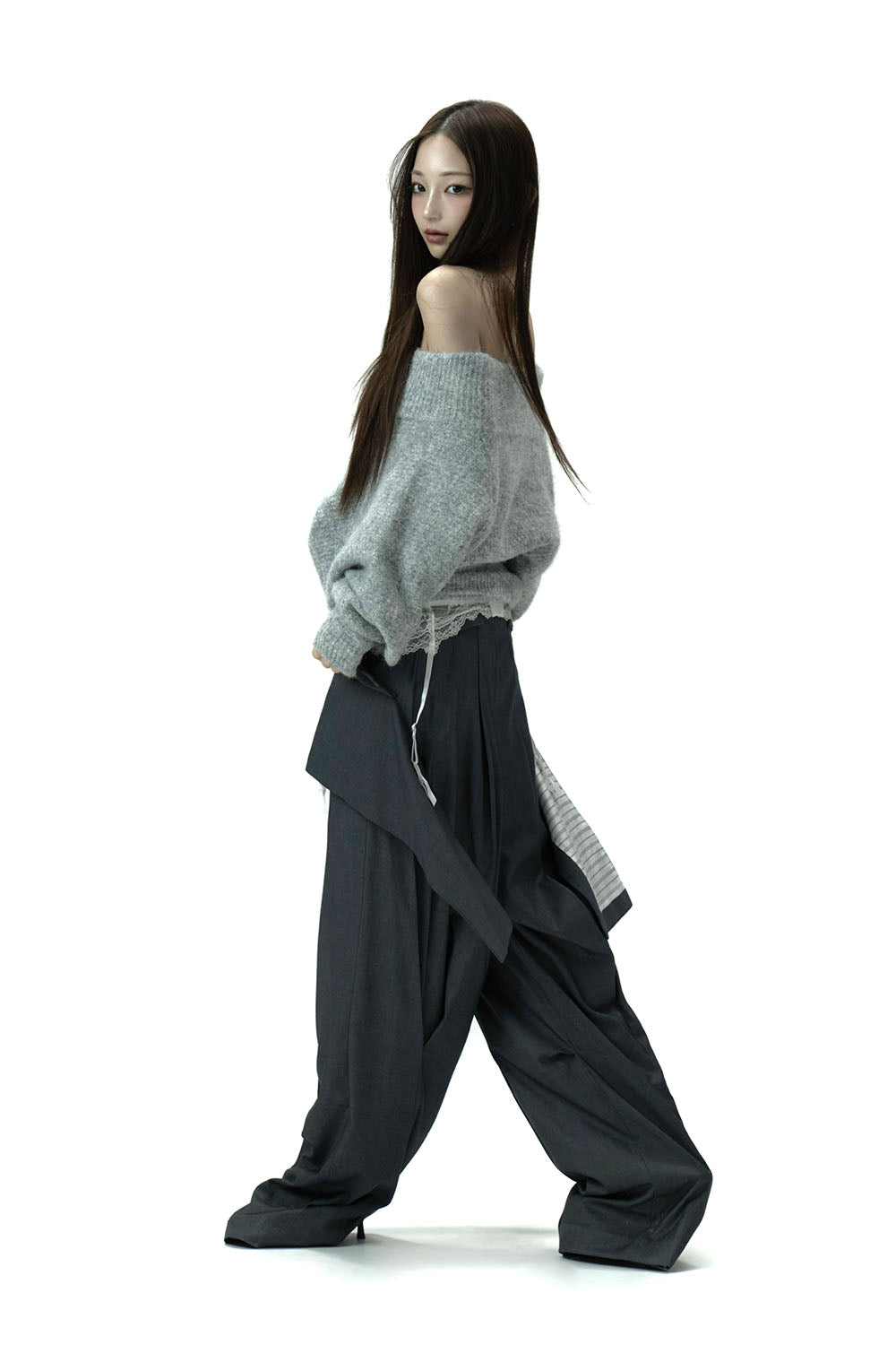 THEREDTHREAD / ザレッドスレッド】S slouchy knit