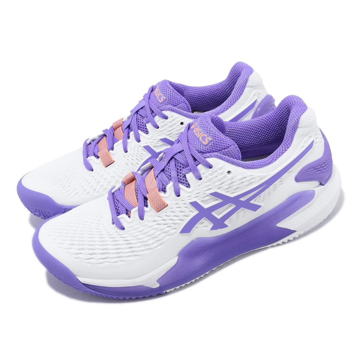 Asics Womens Gel Resolution 9 -White/Amethyst (1042A208-101) – The