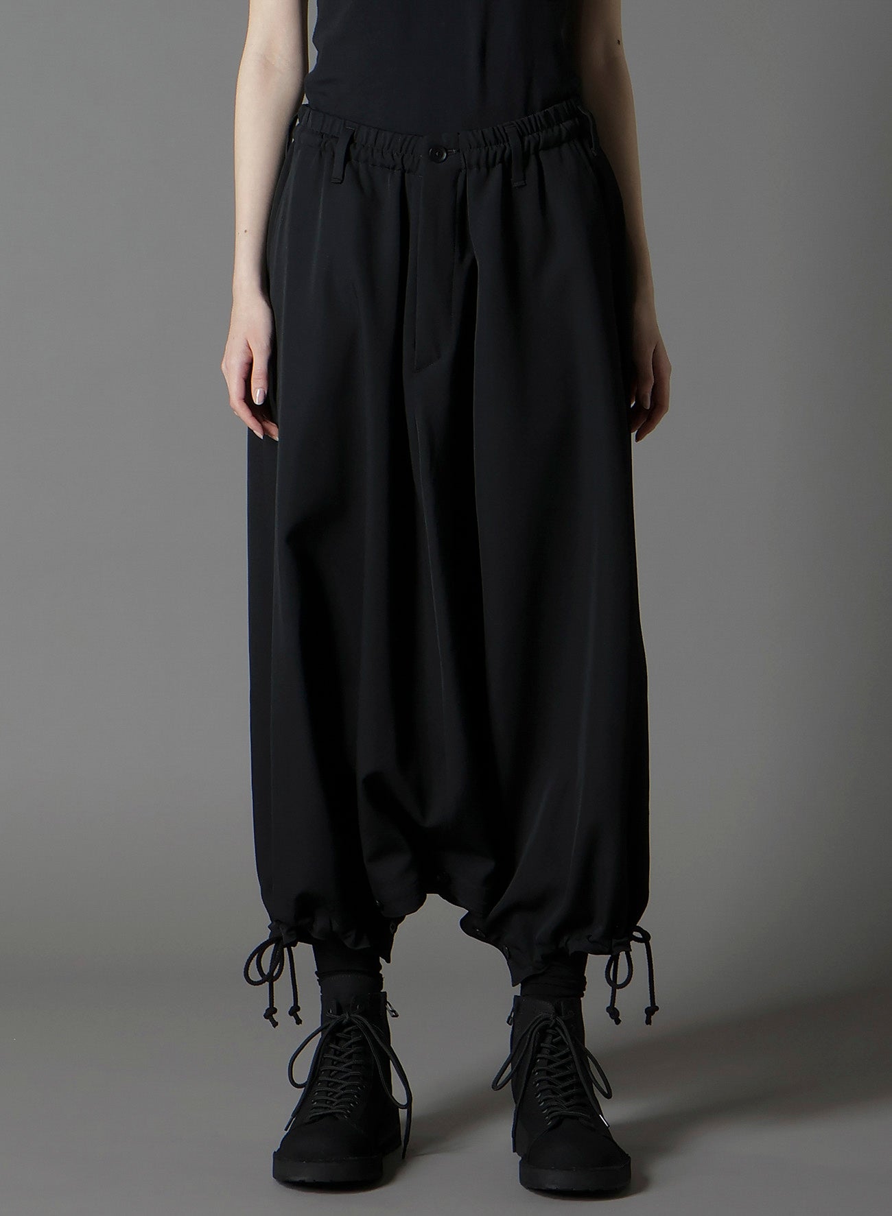 W/GABARDINE INSEAM BUTTON SAROUEL PANTS – THE SHOP YOHJI YAMAMOTO