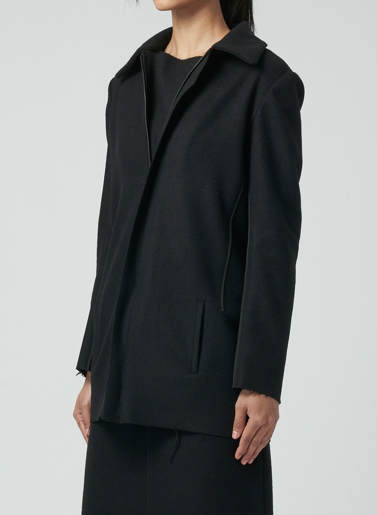 MELTON ZIP JACKET – THE SHOP YOHJI YAMAMOTO