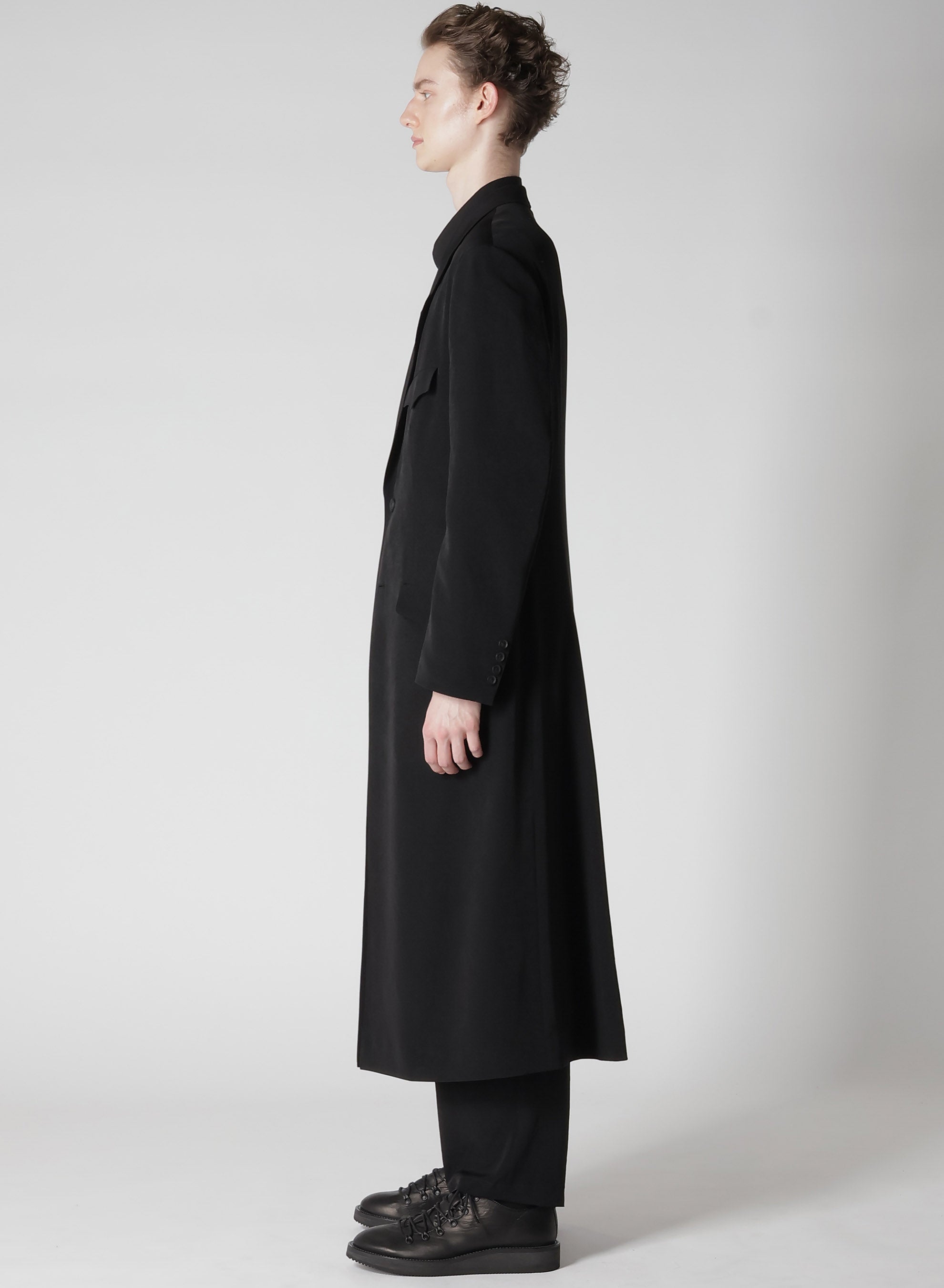 TA TUXEDO BACK FLARE LONG JACKET – THE SHOP YOHJI YAMAMOTO