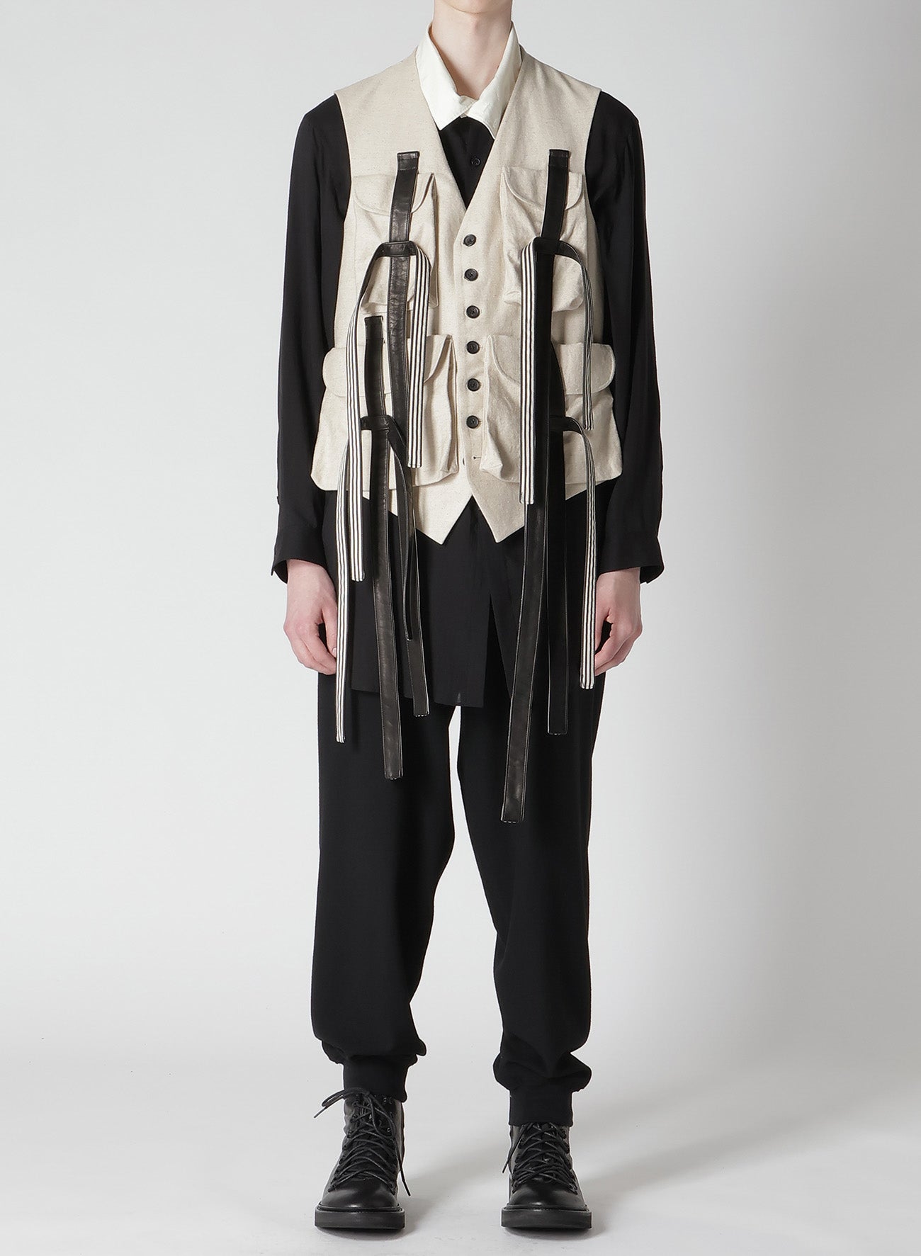 LONG BELT ARMY VEST – THE SHOP YOHJI YAMAMOTO
