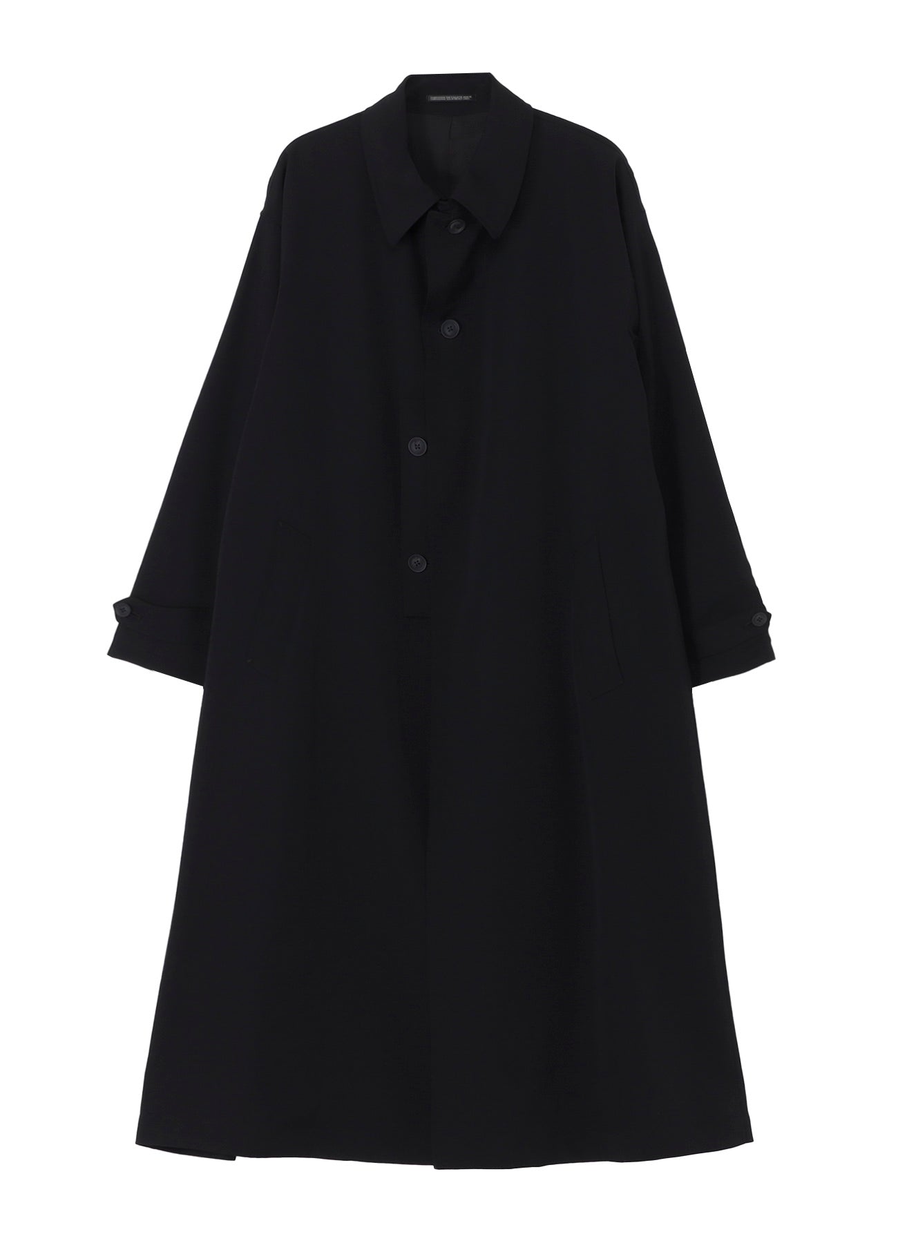 WOOL GABARDINE DESIGNED SLEEVE COAT – THE SHOP YOHJI YAMAMOTO
