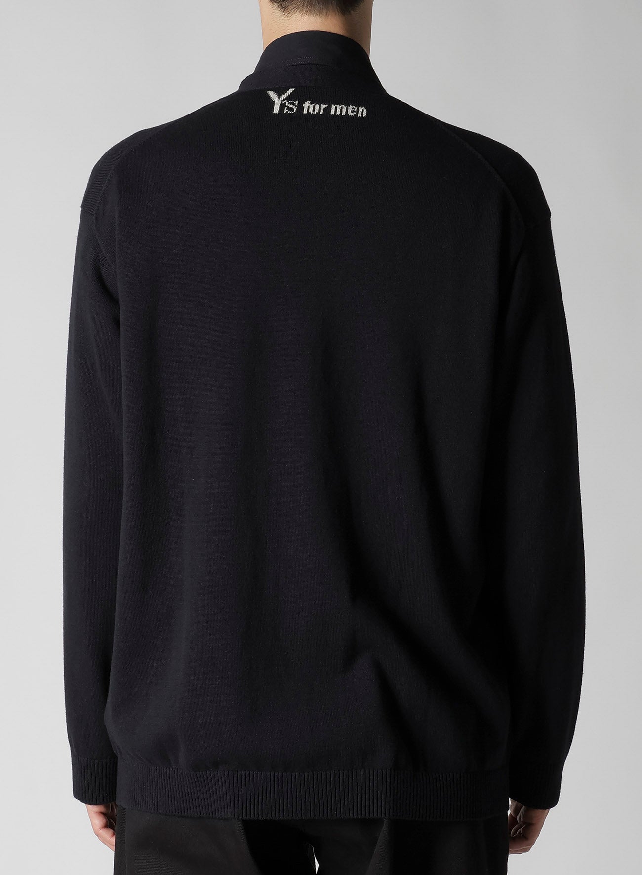 Y's for men INTERSIA LOGO CARDIGAN – THE SHOP YOHJI YAMAMOTO