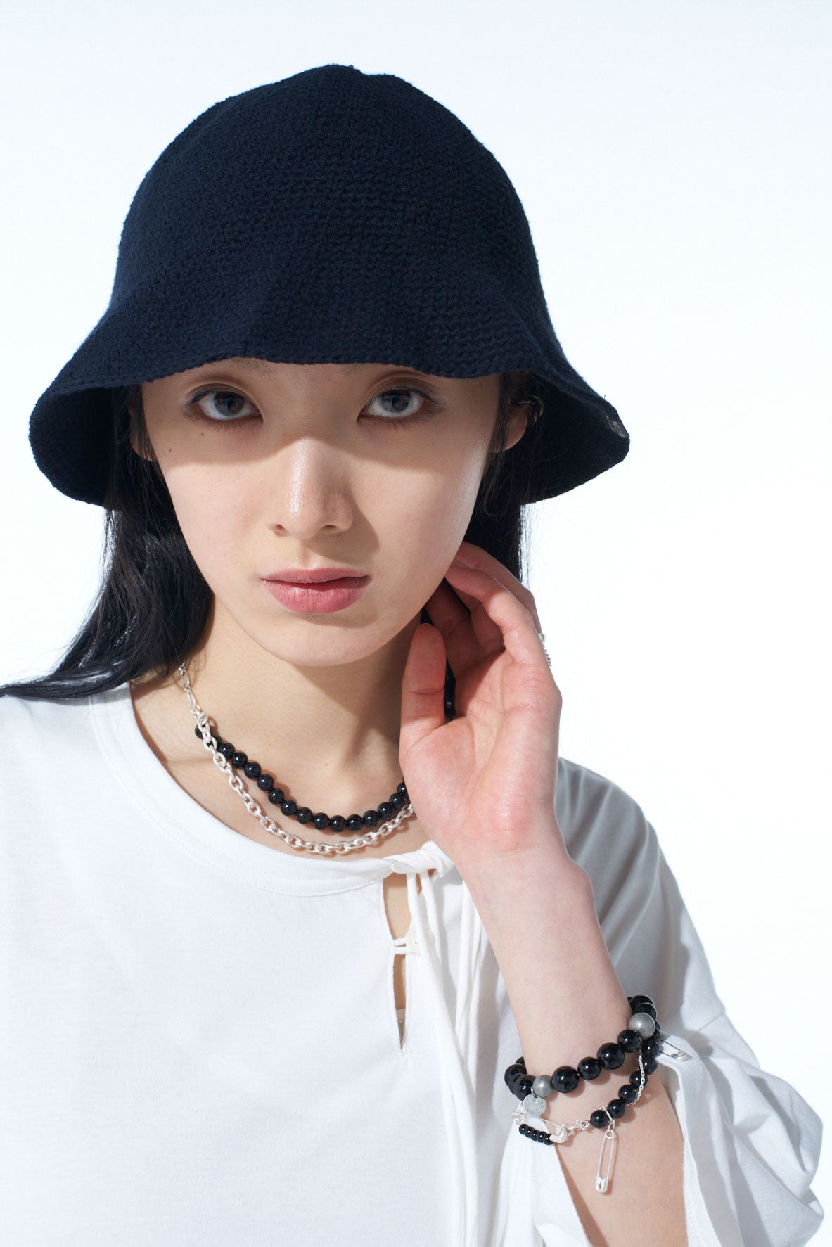 KNITTED TULIP HAT – THE SHOP YOHJI YAMAMOTO
